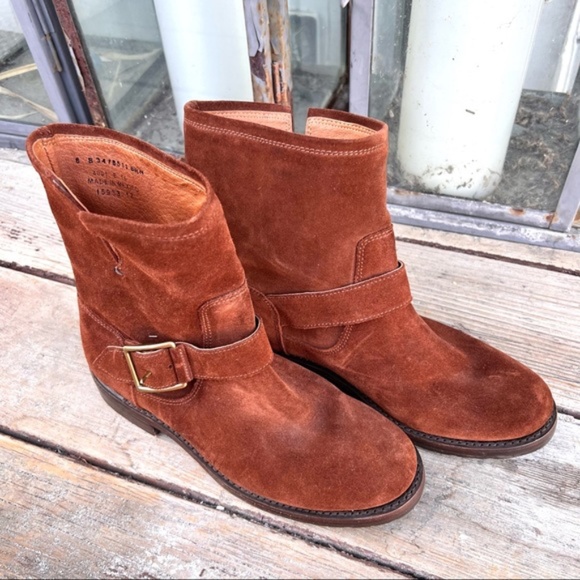 Frye Natalie Engineer Short Boots 6 - Picture 3 of 11